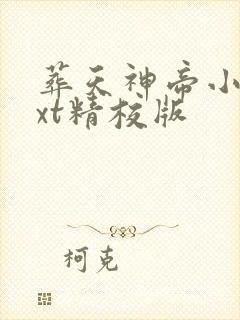 葬天神帝小说txt精校版