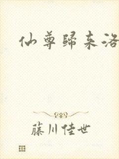 仙尊归来洛尘