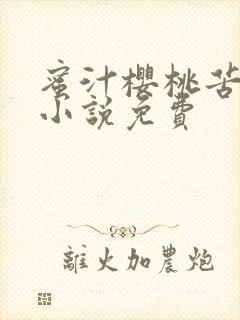 蜜汁樱桃苦咖啡小说免费