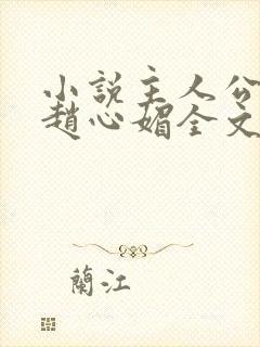 小说主人公陈斌赵心媚全文阅读封面
