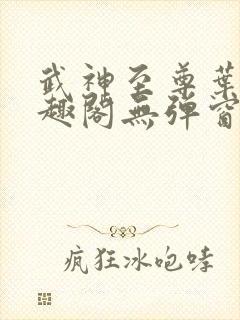 武神至尊叶风笔趣阁无弹窗