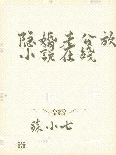 隐婚老公放肆宠小说在线