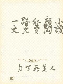 一路红颜小说全文免费阅读无弹窗封面