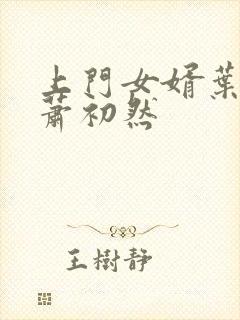 上门女婿叶辰 萧初然
