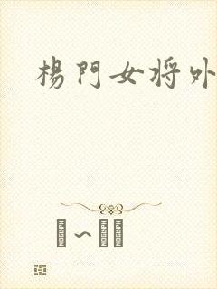 杨门女将外传封面
