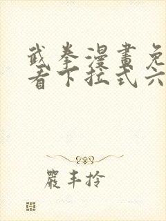 武拳漫画免费观看下拉式六漫画