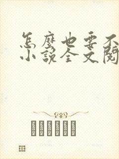 怎么也要不够她小说全文阅读