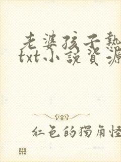 老婆孩子热炕头txt小说资源
