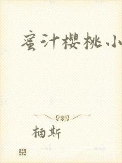 蜜汁樱桃小说封面