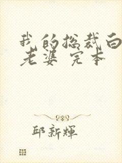 我的总裁白富美老婆 完本