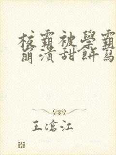 校霸被学霸玩到崩溃甜饼写手封面
