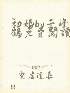 初婚by千峰一鹤免费阅读笔趣阁小说