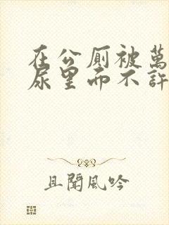 在公厕被万人c尿里面不许漏