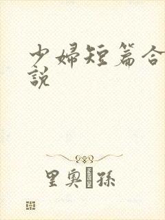 少妇短篇合集小说