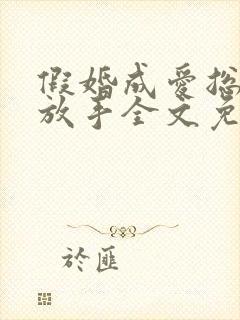 假婚成爱总裁别放手全文免费阅读