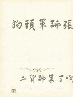 狗头军师张封面