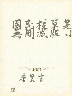 国民校草是女生无删减版 小说