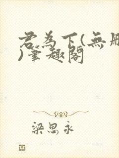 君为下(无删减)笔趣阁封面