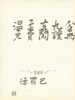 温柔有九分全文免费阅读无弹窗封面