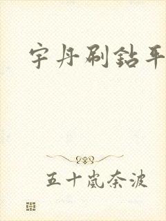 宇丹刷钻平台