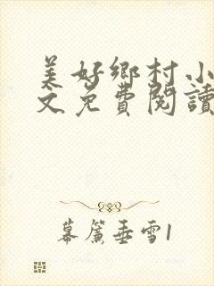 美好乡村小说全文免费阅读