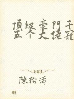 顶级豪门千金被五个大佬宠小说