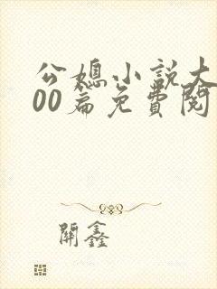 公媳小说大全100篇免费阅读全
