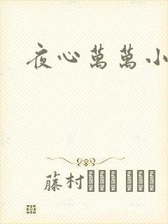 夜心万万小说