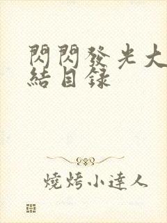 闪闪发光大团圆结目录