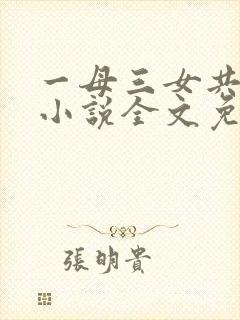 一母三女共一婿小说全文免费阅读