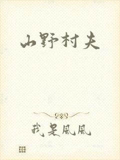 山野村夫封面