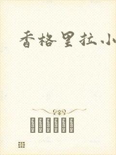 香格里拉小说封面