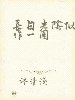 长日光阴似箭乱作一团封面