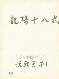 龙阳十八式封面