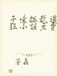 千亿总裁追妻成狂小说免费阅读封面