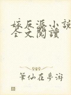 嫁反派小说免费全文阅读