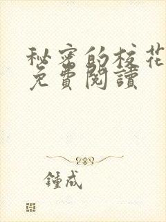 秘密的校花小说免费阅读