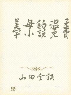 美母的温柔程浩宇小说免费阅读