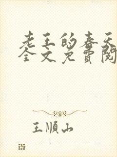 老王的春天小说全文免费阅读