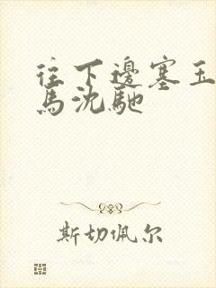 往下边塞玉器骑马沈驰