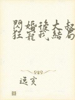 闪婚后大叔每天狂宠我结局