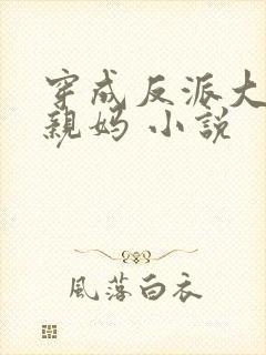 穿成反派大佬的亲妈 小说封面