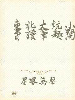 东北大炕小说免费读笔趣阁封面