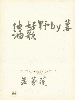 他好野by暮色酒歌