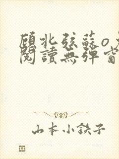 顾北弦苏o免费阅读无弹窗笔趣阁