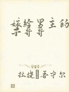 嫁给男主的病秧子哥哥封面