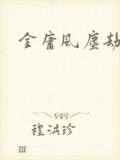 金庸风尘劫封面