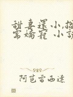 甜妻还小,总裁需娇宠 小说