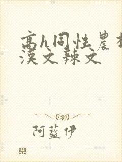 高h同性农村壮汉文辣文