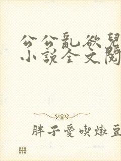 公公乱欲儿媳妇小说全文阅读